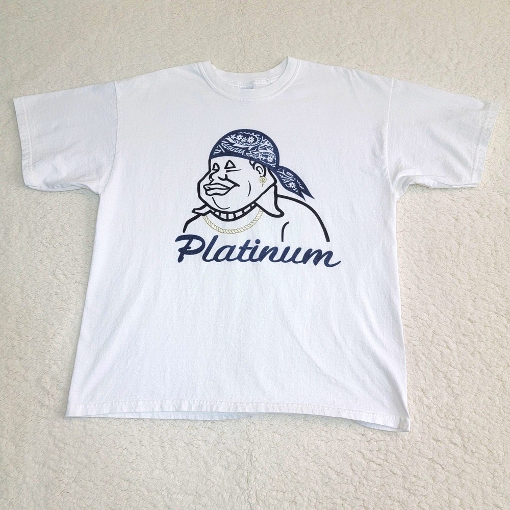 Vintage FUBU Fat Albert T-Shirt Mens XL White Graphic Tee Streetwear Hip Hop